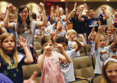 Vacation Bible School singing