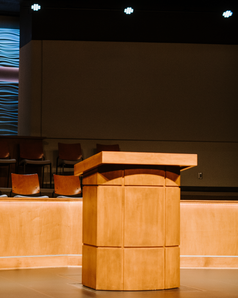 Empty pulpit