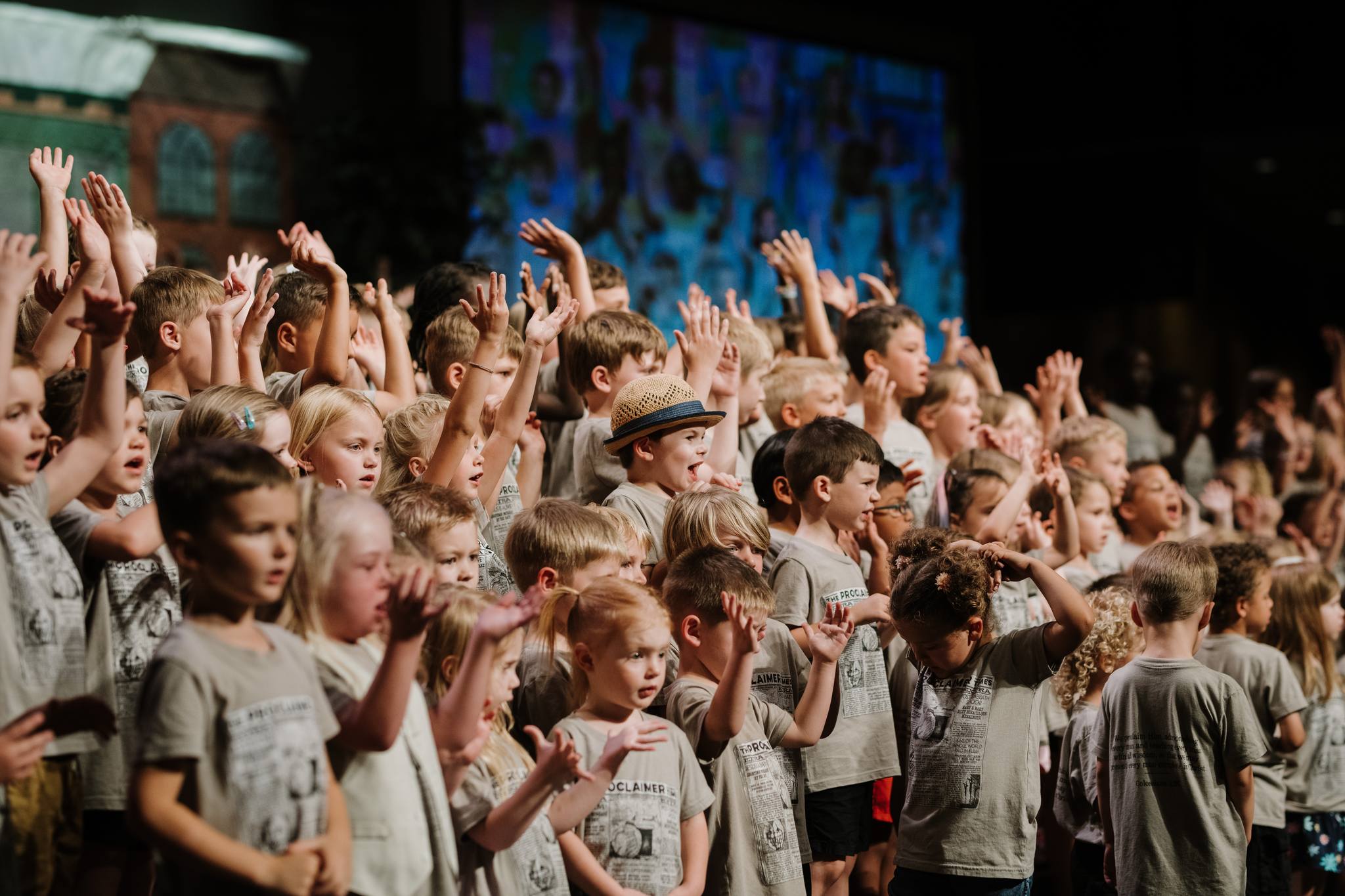 Music director at a concert
