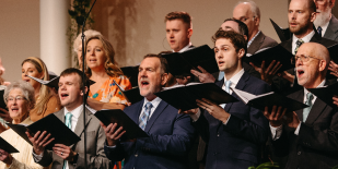 Choir singing